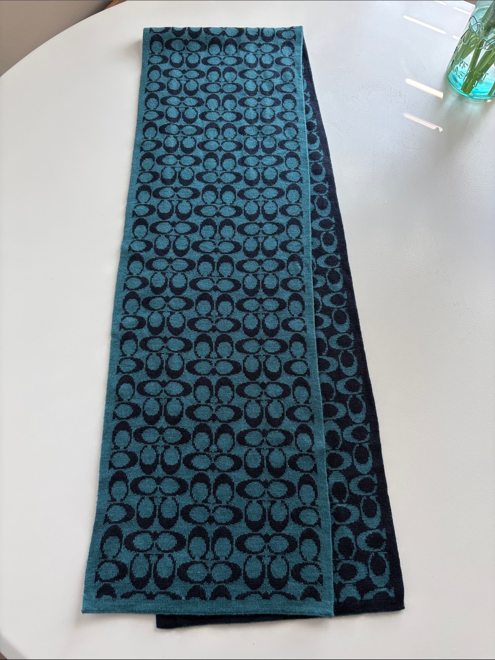 Coach Signature Monogram Scarf